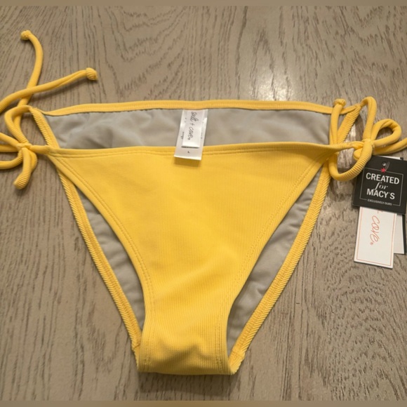 Large Ribbed Bikini Bottoms - Picture 3 of 3